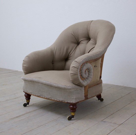 A C19th English armchair