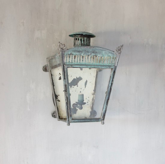 A rare regency wall lantern