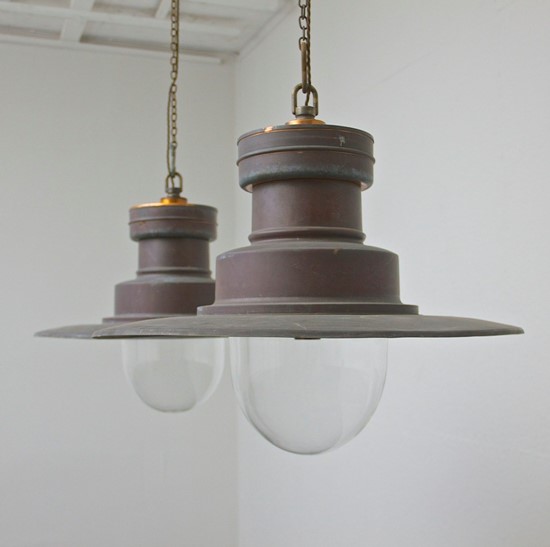 A copper station light (one available)