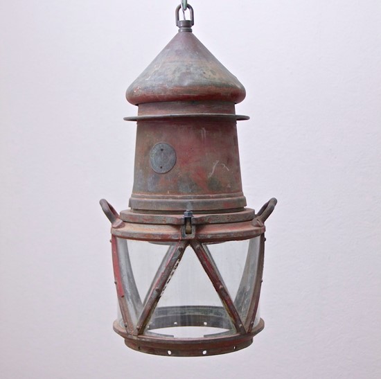 A bronze Buoy lantern