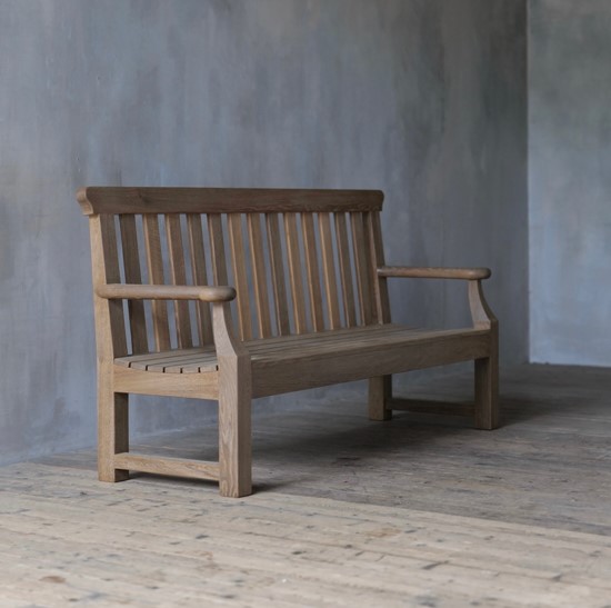 A bespoke garden bench